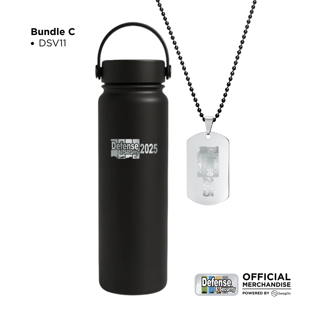 Bundle C (Tumbler750ml & Dogtag)