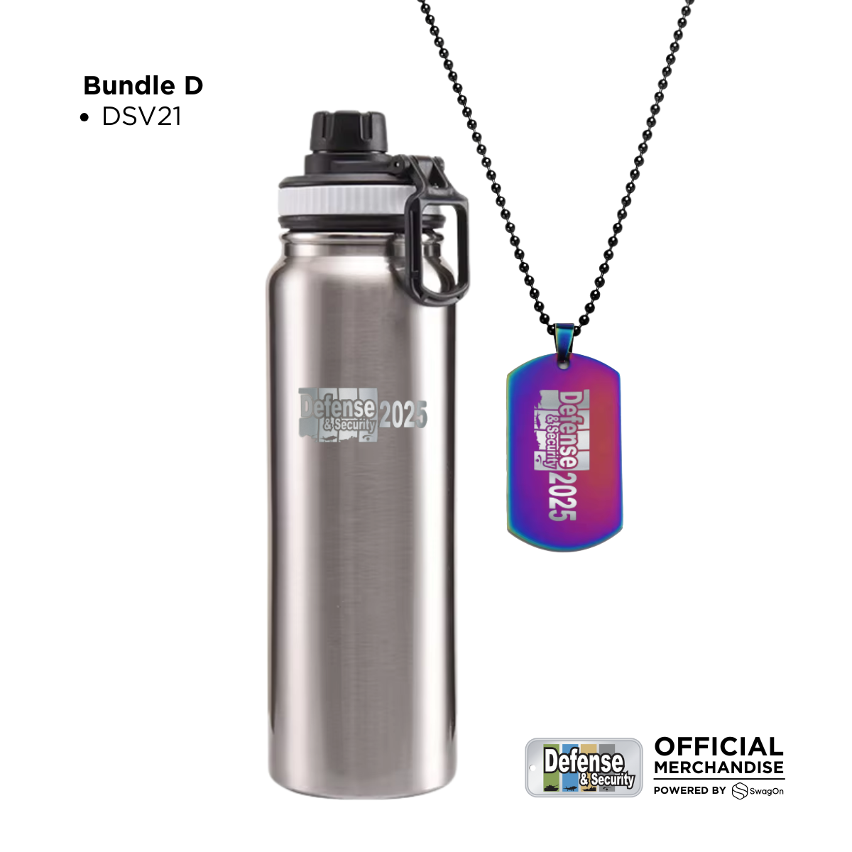 Bundle D (Tumbler800ml & Dogtag)