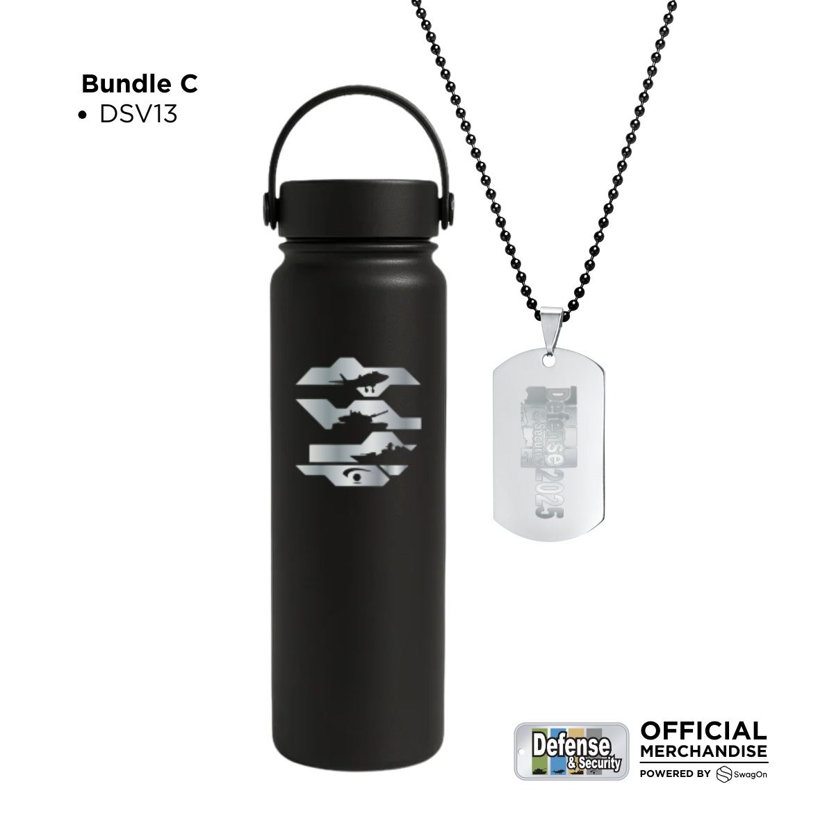 Bundle C (Tumbler750ml & Dogtag)