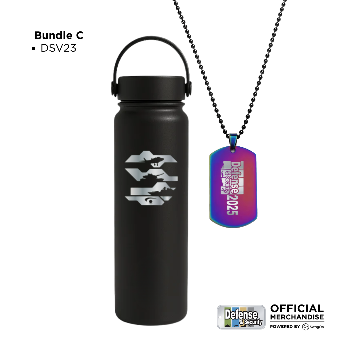 Bundle C (Tumbler750ml & Dogtag)