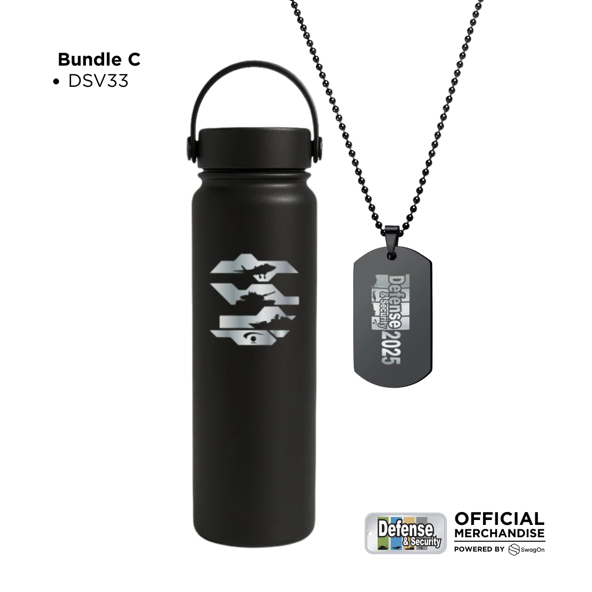 Bundle C (Tumbler750ml & Dogtag)