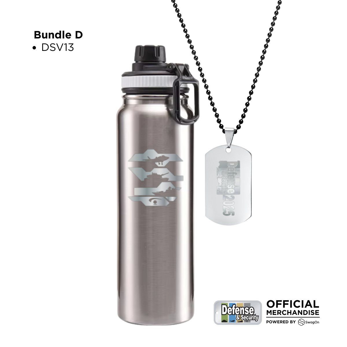 Bundle D (Tumbler800ml & Dogtag)