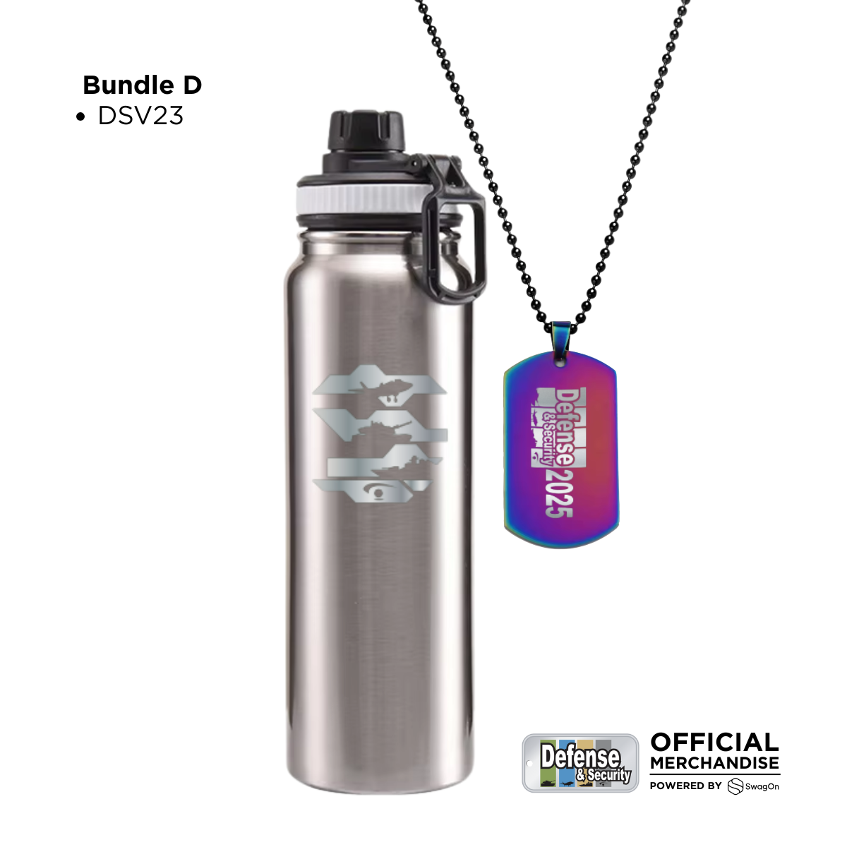 Bundle D (Tumbler800ml & Dogtag)
