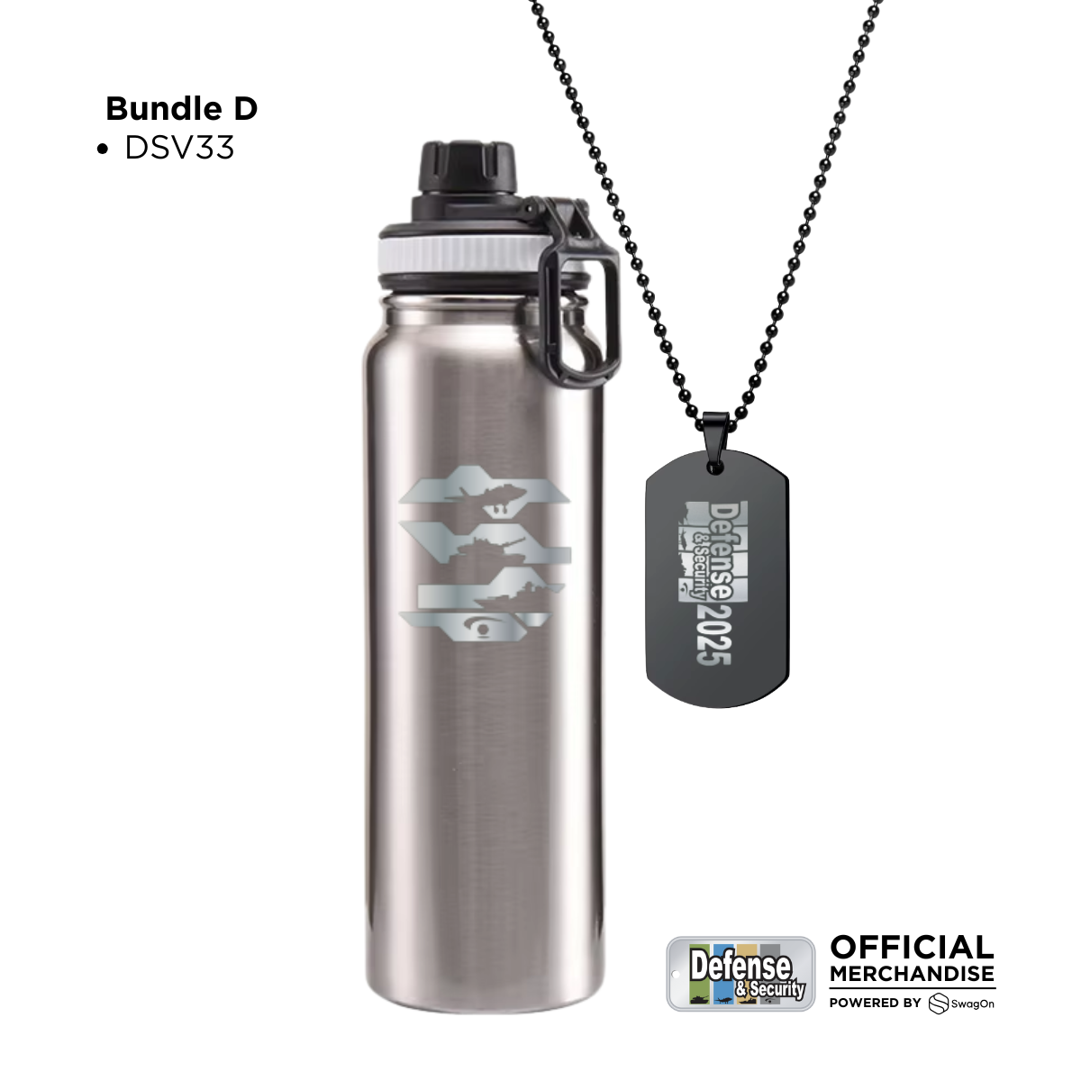 Bundle D (Tumbler800ml & Dogtag)